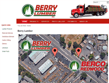 Tablet Screenshot of berrylumber.com